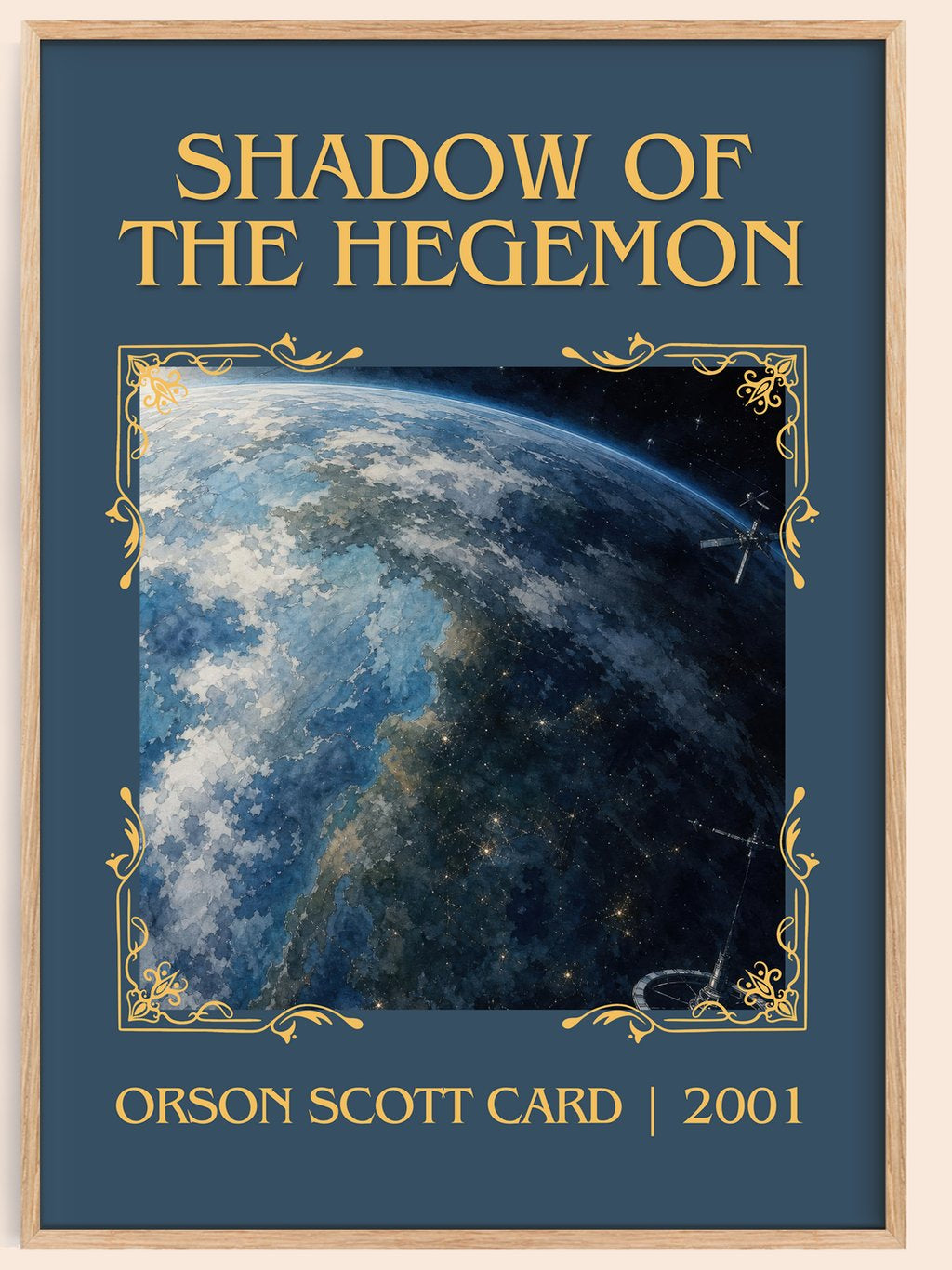 Shadow of the Hegemon Classic Book Art Print by Orson Scott Card – book poster