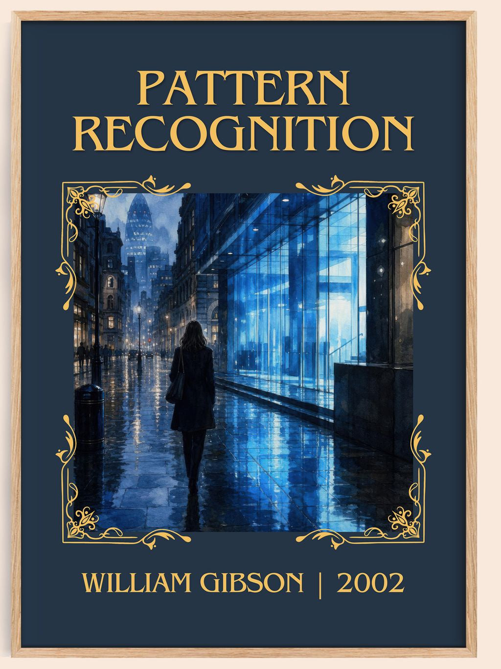 Pattern Recognition Classic Book Art Print by William Gibson – book poster