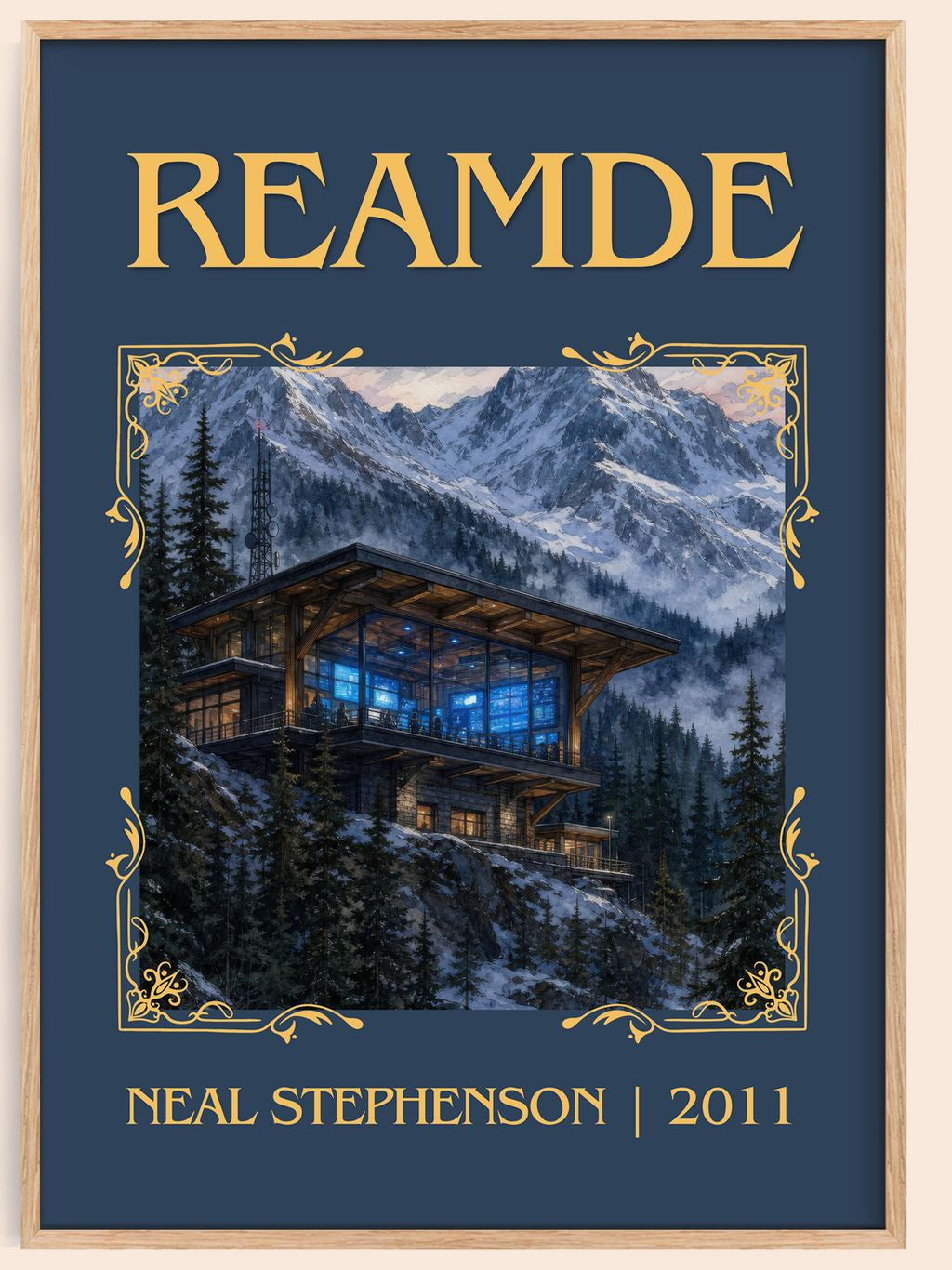 Reamde Classic Book Art Print by Neal Stephenson – book poster