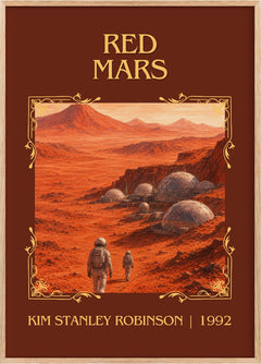 Red Mars Classic Book Art Print by Kim Stanley Robinson