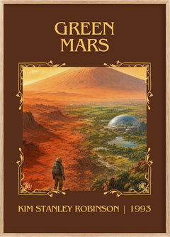 Green Mars Classic Book Art Print by Kim Stanley Robinson