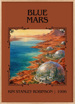 Blue Mars Classic Book Art Print by Kim Stanley Robinson
