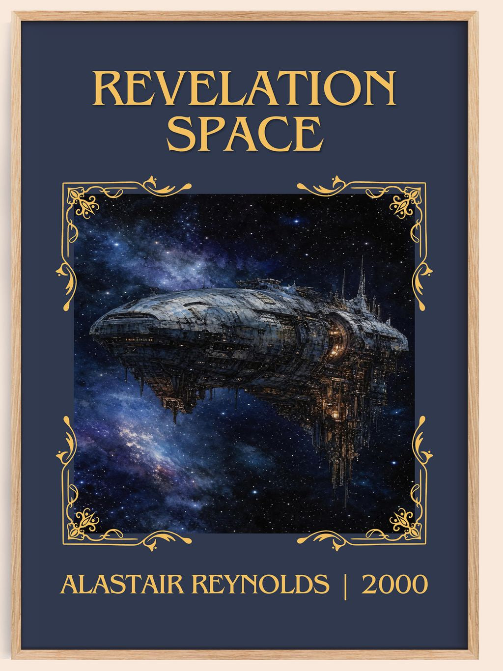 Revelation Space Classic Book Art Print by Alastair Reynolds – book poster