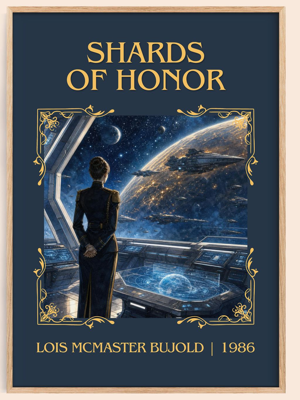 Shards of Honor Classic Book Art Print by Lois McMaster Bujold – book poster