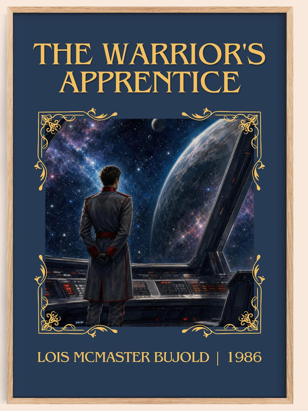 Warrior's Apprentice Classic Book Art Print by Lois McMaster Bujold – book poster