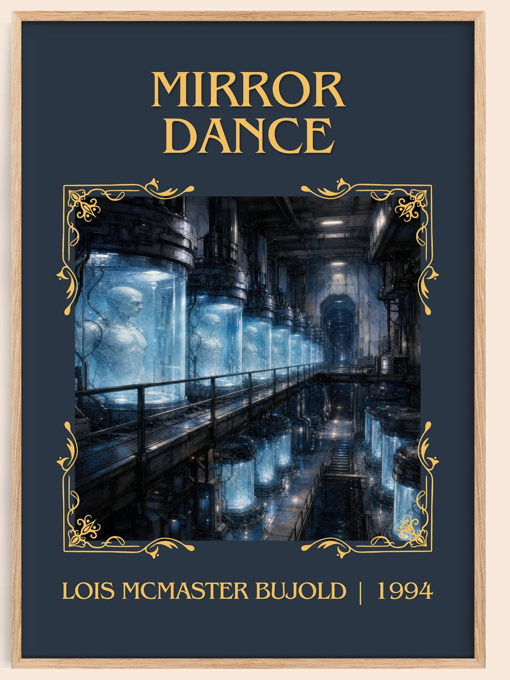 Mirror Dance Classic Book Art Print by Lois McMaster Bujold – book poster
