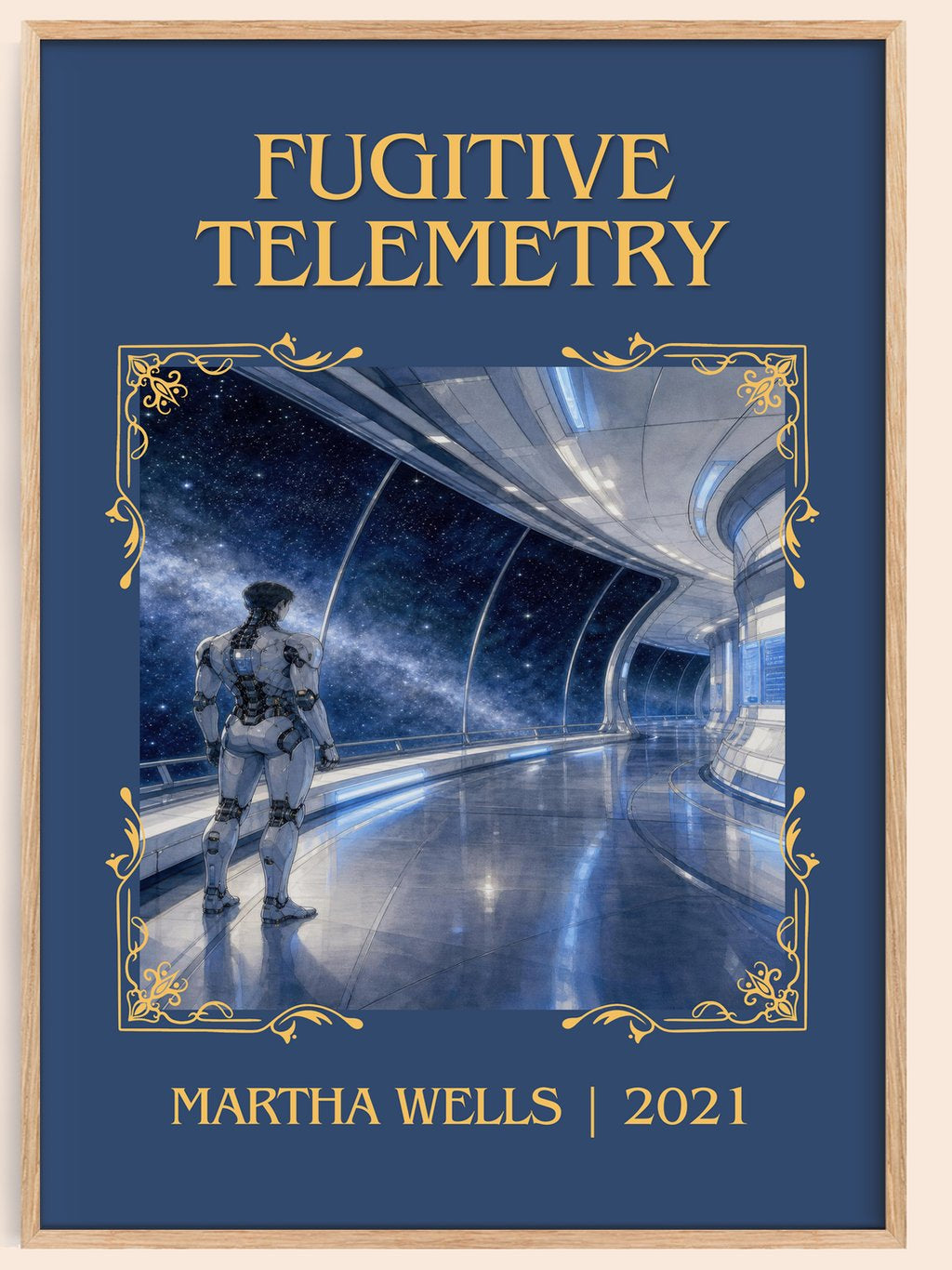 Fugitive Telemetry Classic Book Art Print by Martha Wells – book poster