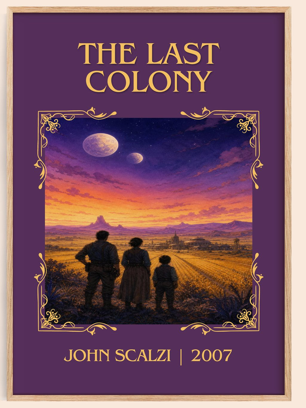 The Last Colony Classic Book Art Print by John Scalzi – book poster