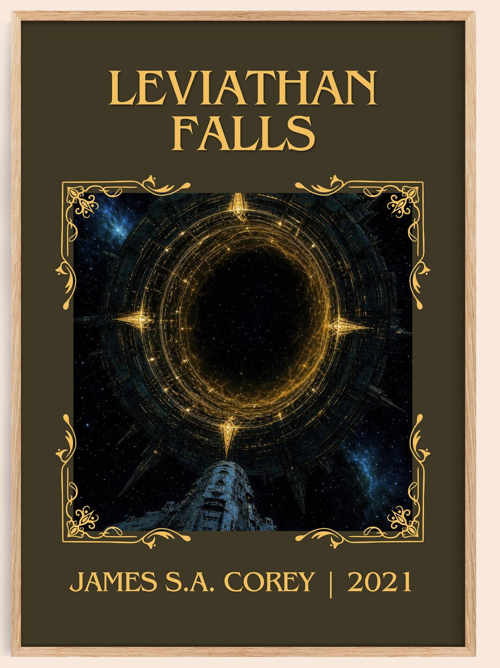 Leviathan Falls Classic Book Art Print by James S.A. Corey – book poster