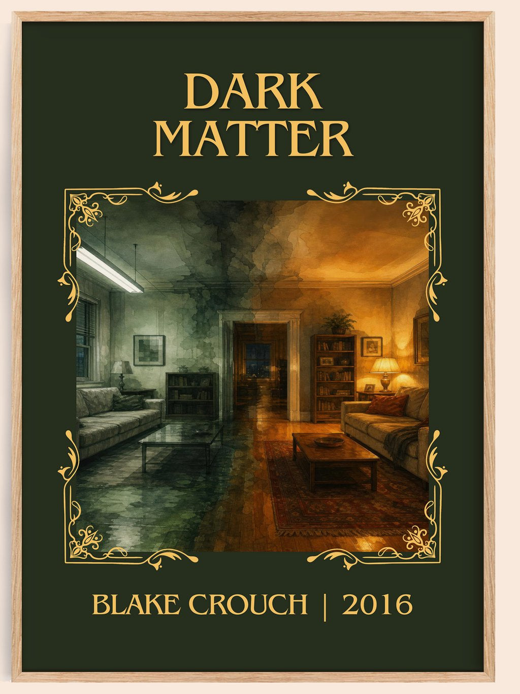 Dark Matter Classic Book Art Print by Blake Crouch – book poster