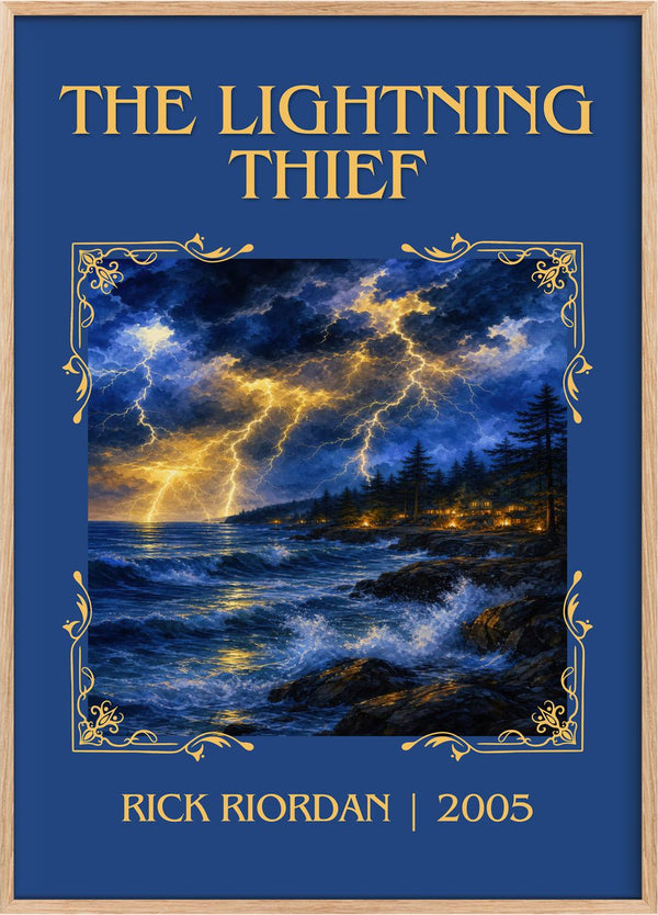 The Lightning Thief Classic Book Art Print by Rick Riordan
