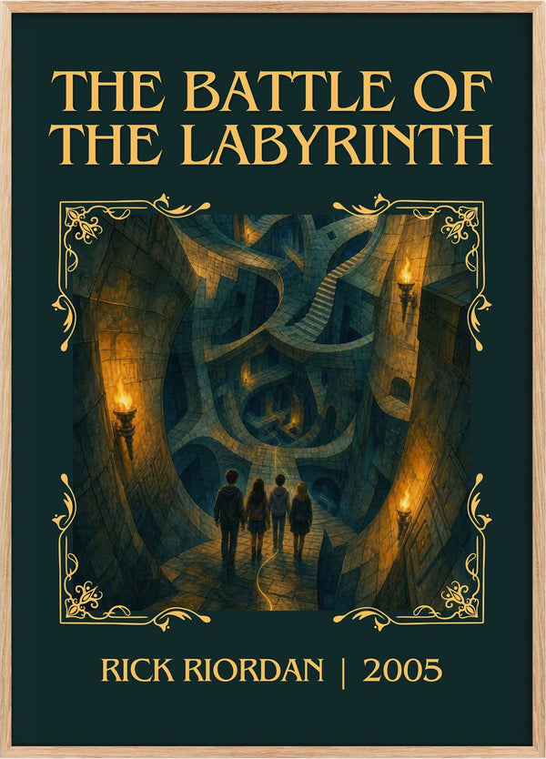 The Battle of the Labyrinth Classic Book Art Print by Rick Riordan