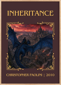Inheritance Classic Book Art Print by Christopher Paolini