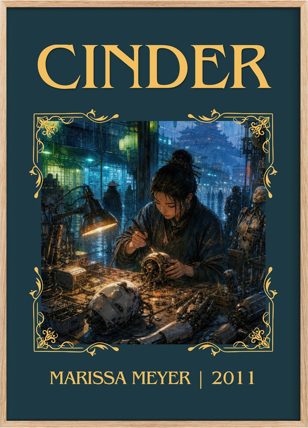 Cinder Classic Book Art Print by Marissa Meyer