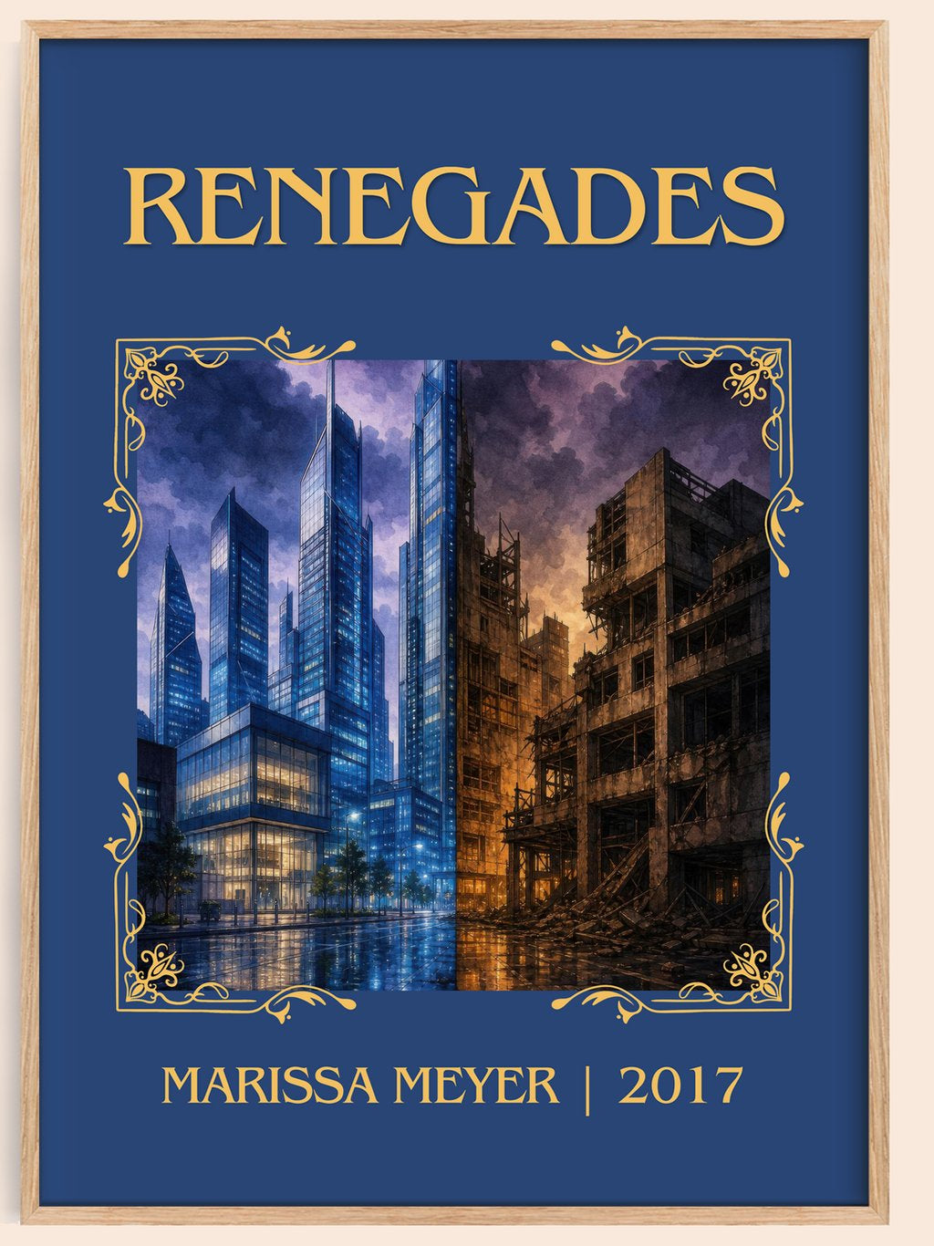 Renegades Classic Book Art Print by Marissa Meyer – book poster