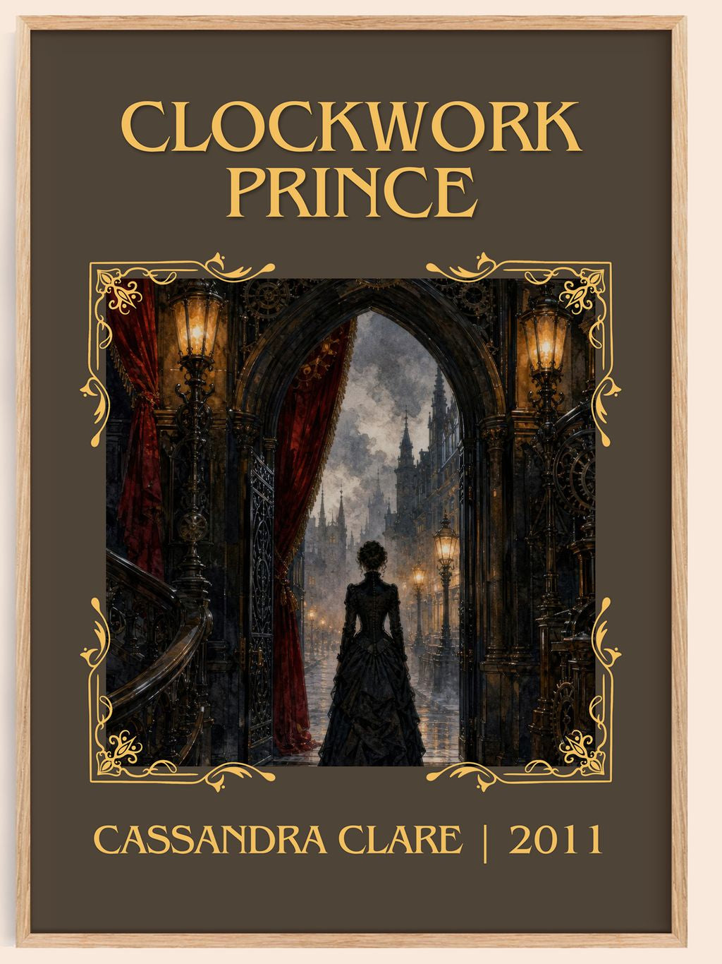 Clockwork Prince Classic Book Art Print by Cassandra Clare – book poster