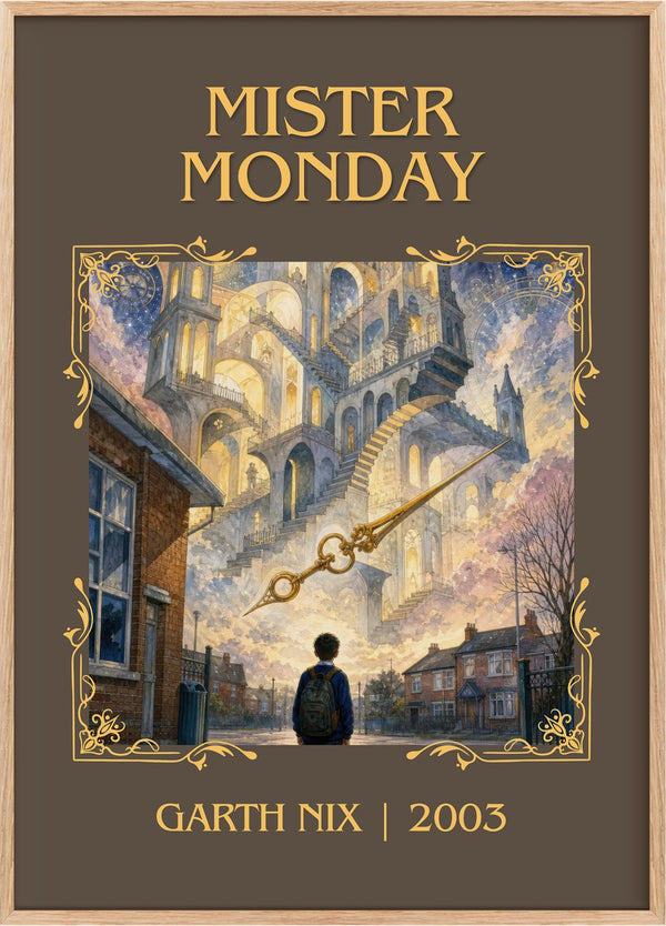 Mister Monday Classic Book Art Print by Garth Nix