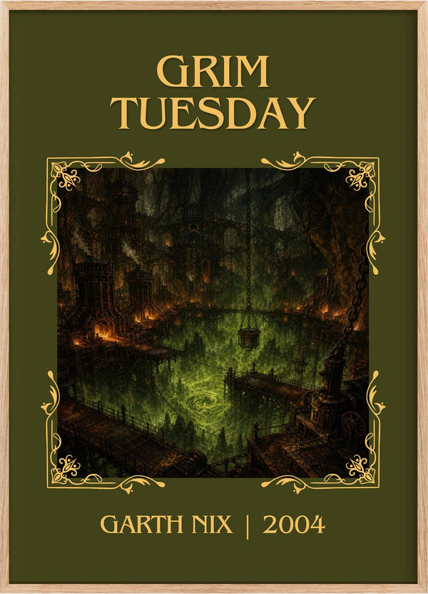 Grim Tuesday Classic Book Art Print by Garth Nix