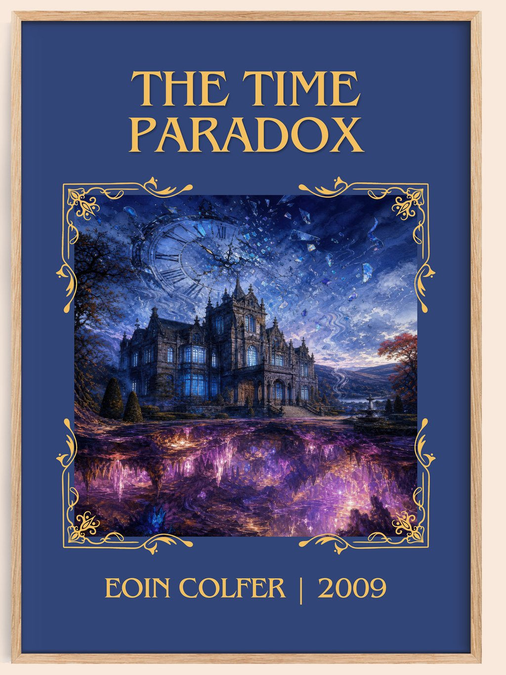 The Time Paradox Classic Book Art Print by Eoin Colfer – book poster