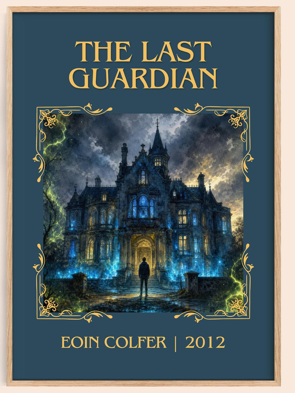 The Last Guardian Classic Book Art Print by Eoin Colfer – book poster