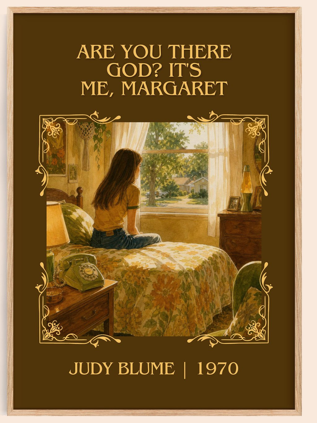 Are You There God? It's Me, Margaret Classic Book Art Print – book poster