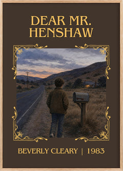 Dear Mr. Henshaw Classic Book Art Print by Beverly Cleary