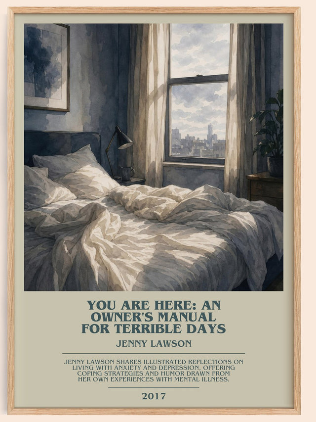 You Are Here: An Owner'S Manual For Terrible Days Bookish Wall Art –