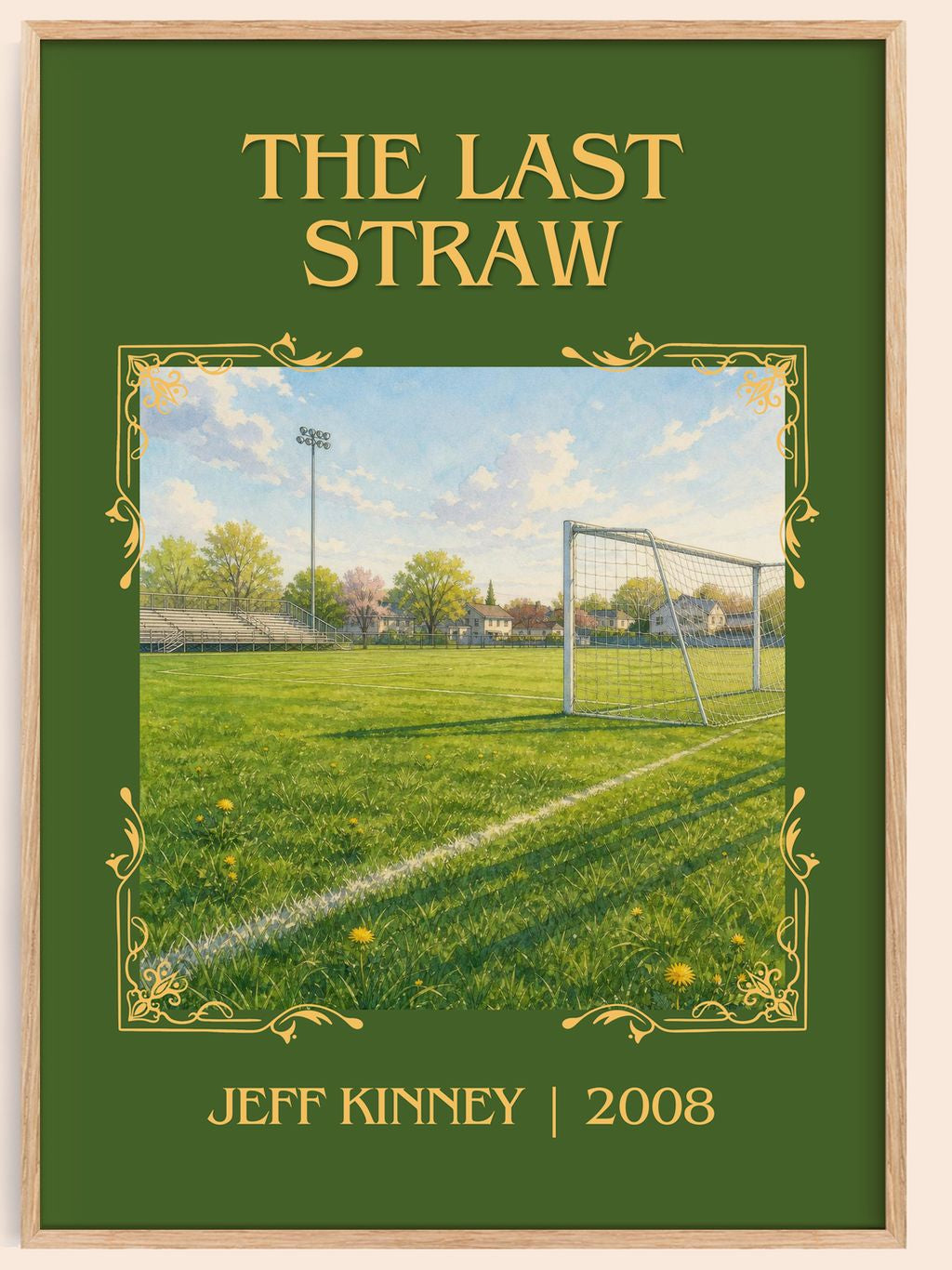 The Last Straw Classic Book Art Print by Jeff Kinney – book poster