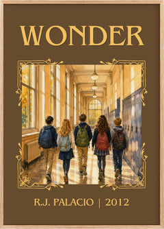 Wonder Classic Book Art Print by R.J. Palacio