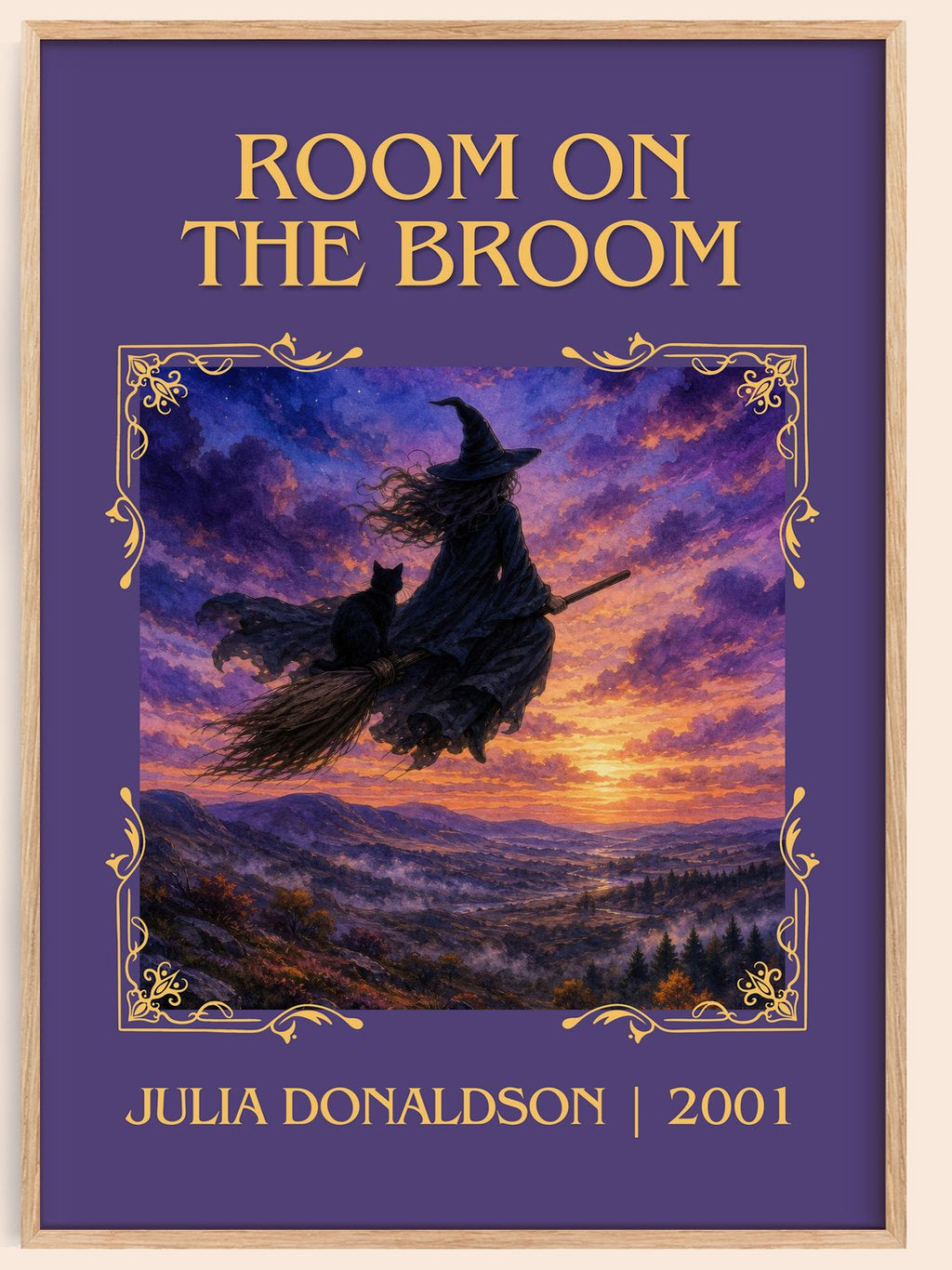Room on the Broom Classic Book Art Print by Julia Donaldson – book poster