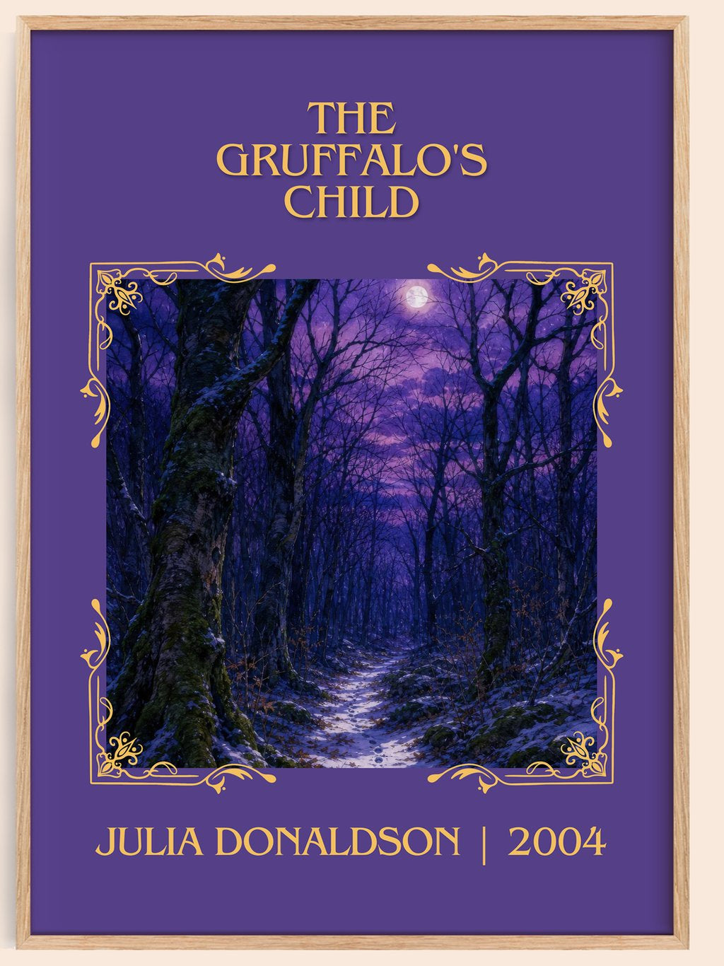 The Gruffalo's Child Classic Book Art Print by Julia Donaldson – book poster