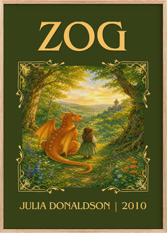 Zog Classic Book Art Print by Julia Donaldson