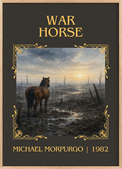 War Horse Classic Book Art Print by Michael Morpurgo