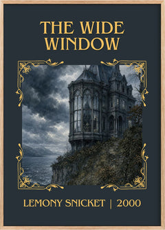 The Wide Window Classic Book Art Print by Lemony Snicket