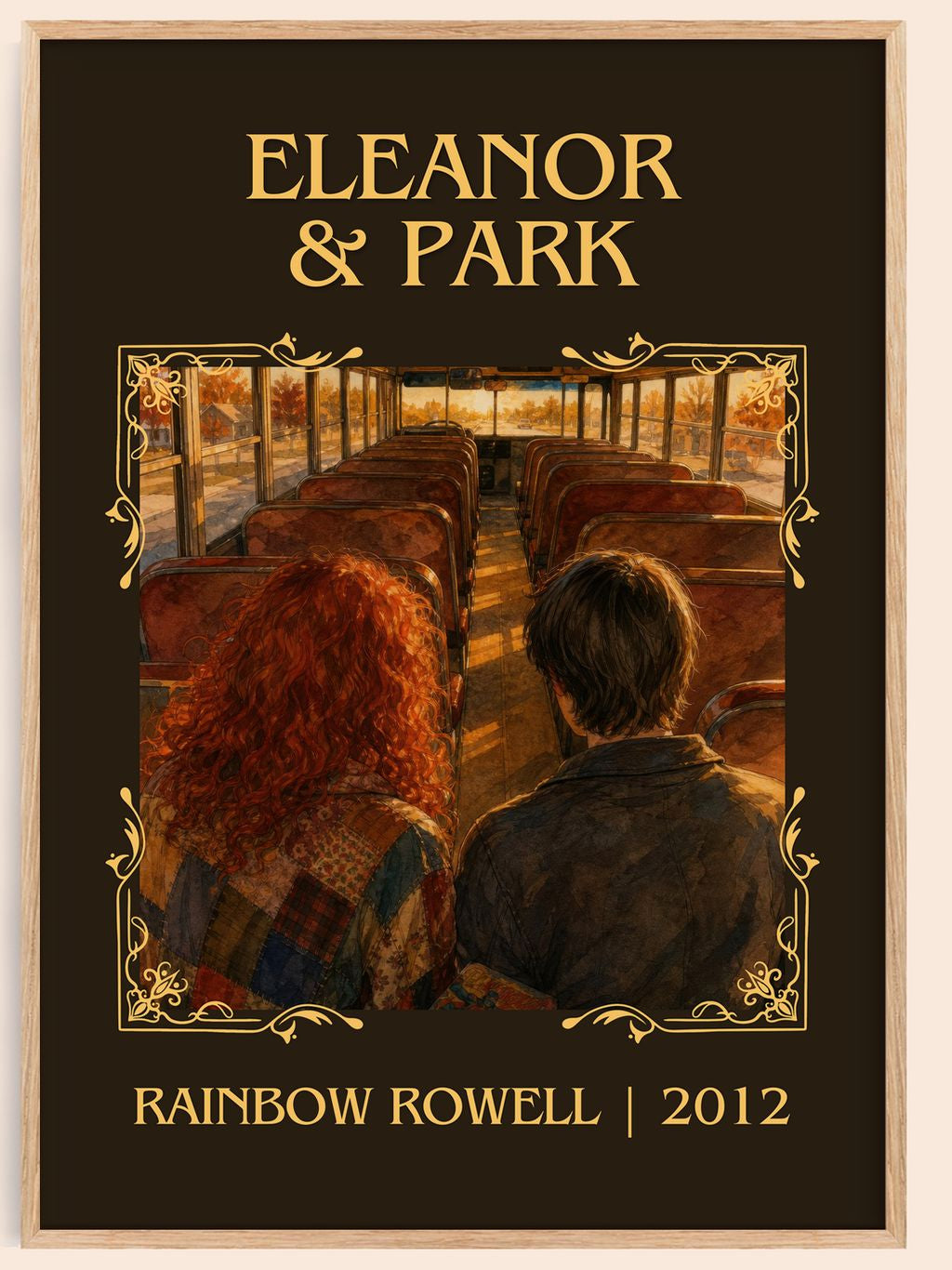 Eleanor & Park Classic Book Art Print by Rainbow Rowell – book poster