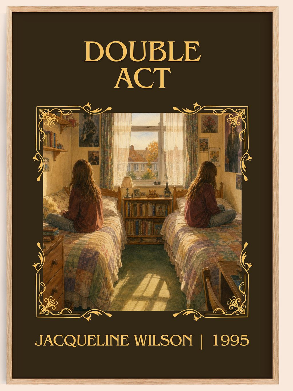 Double Act Classic Book Art Print by Jacqueline Wilson – book poster