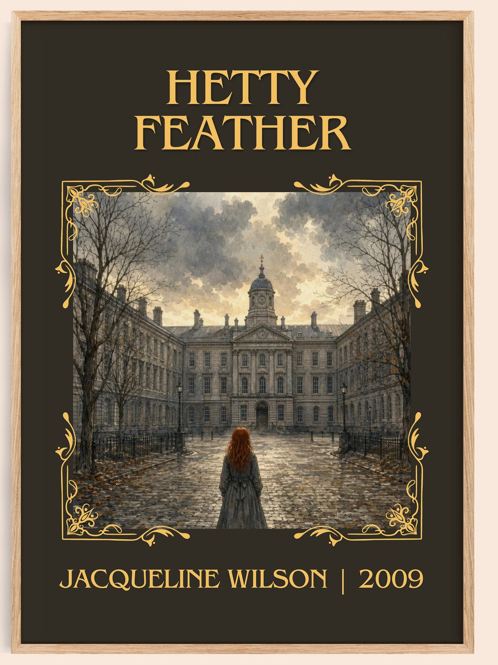 Hetty Feather Classic Book Art Print by Jacqueline Wilson – book poster