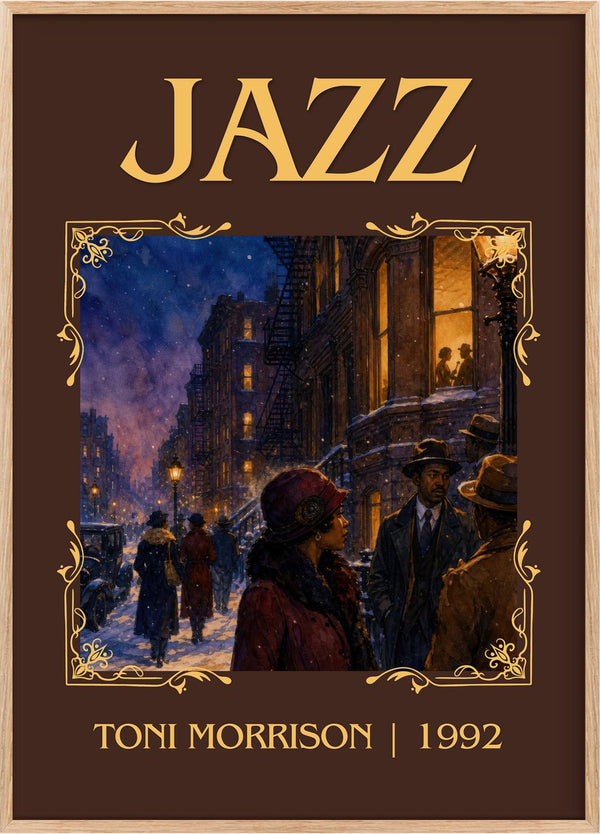 Jazz Classic Book Art Print by Toni Morrison