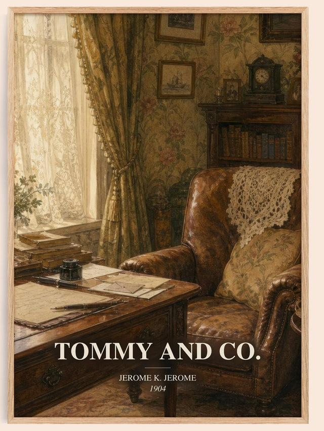Tommy And Co. Book Watercolour Illustration by Jerome K. Jerome