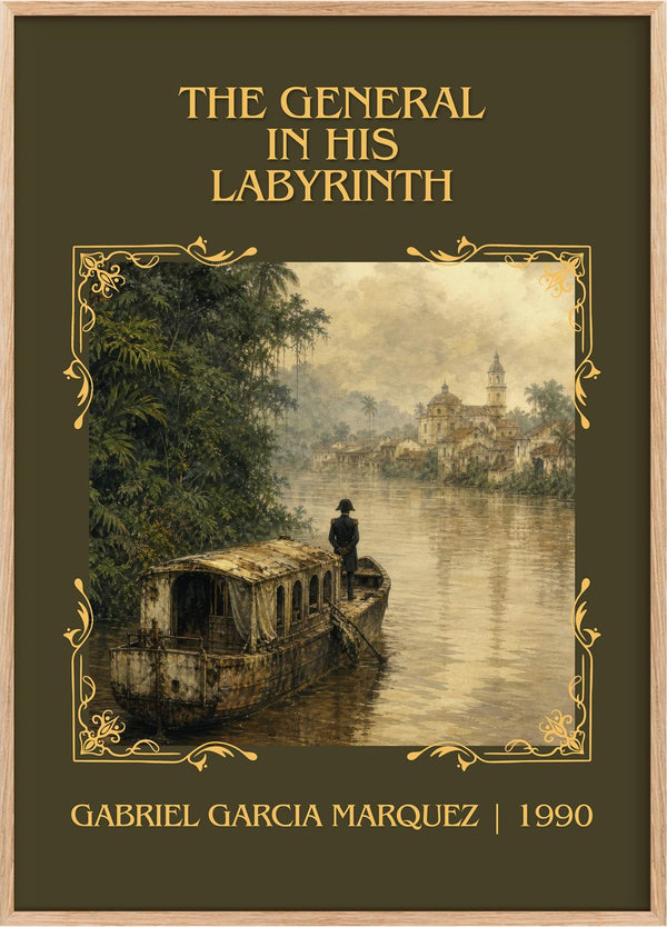 General in His Labyrinth Classic Book Art Print by G. Márquez
