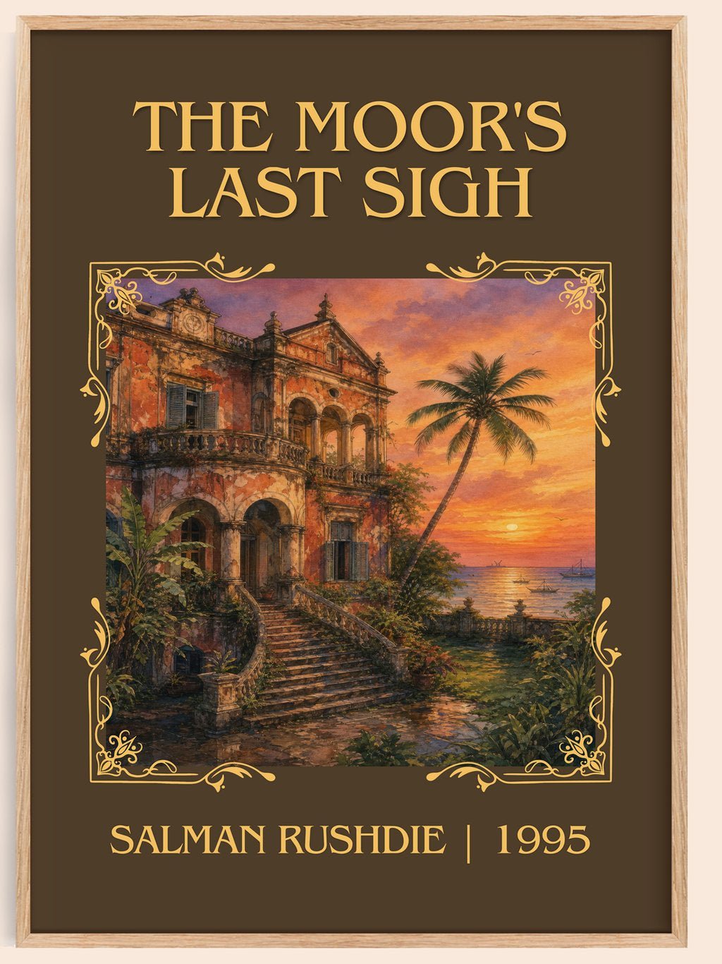 The Moor's Last Sigh Classic Book Art Print by Salman Rushdie – book poster