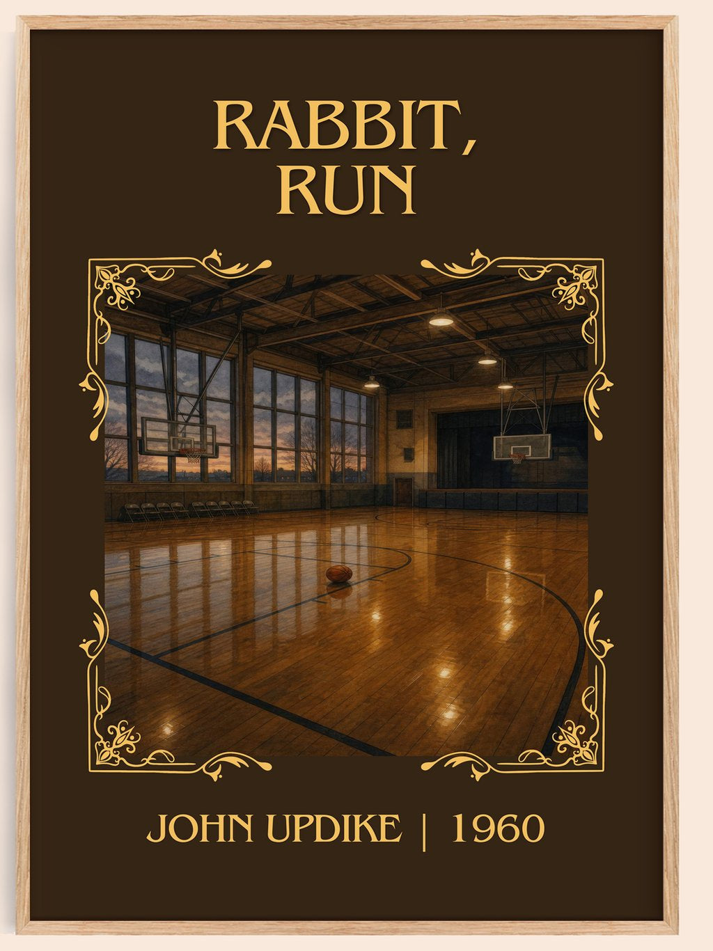 Rabbit, Run Classic Book Art Print by John Updike – book poster