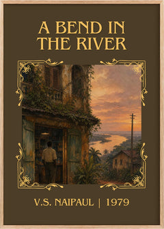 A Bend in the River Classic Book Art Print by V.S. Naipaul