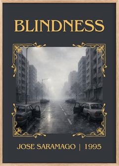 Blindness Classic Book Art Print by José Saramago