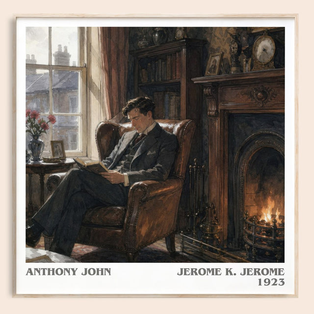 Anthony John Literary Art Print by Jerome K. Jerome
