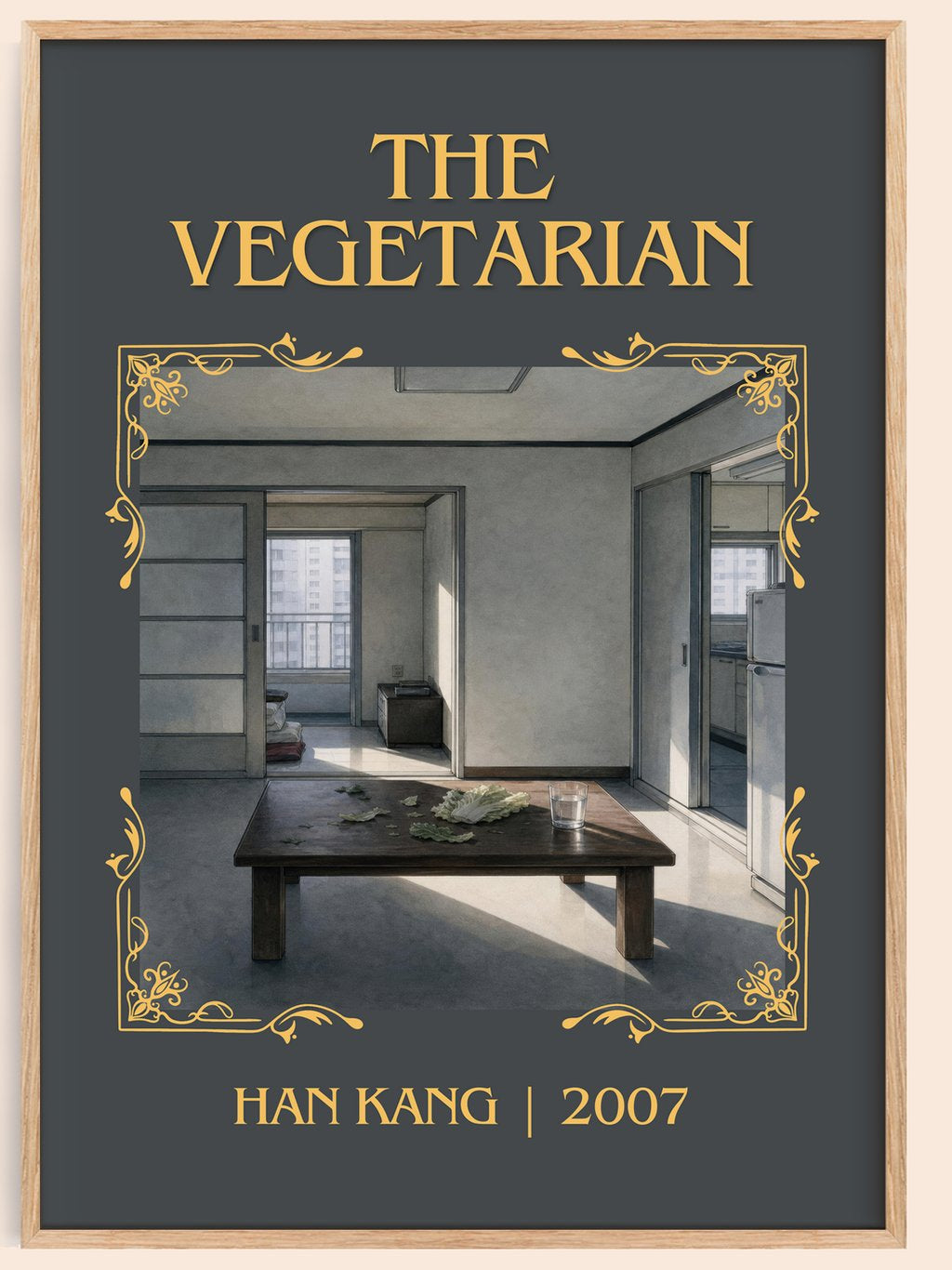 The Vegetarian Classic Book Art Print by Han Kang – book poster