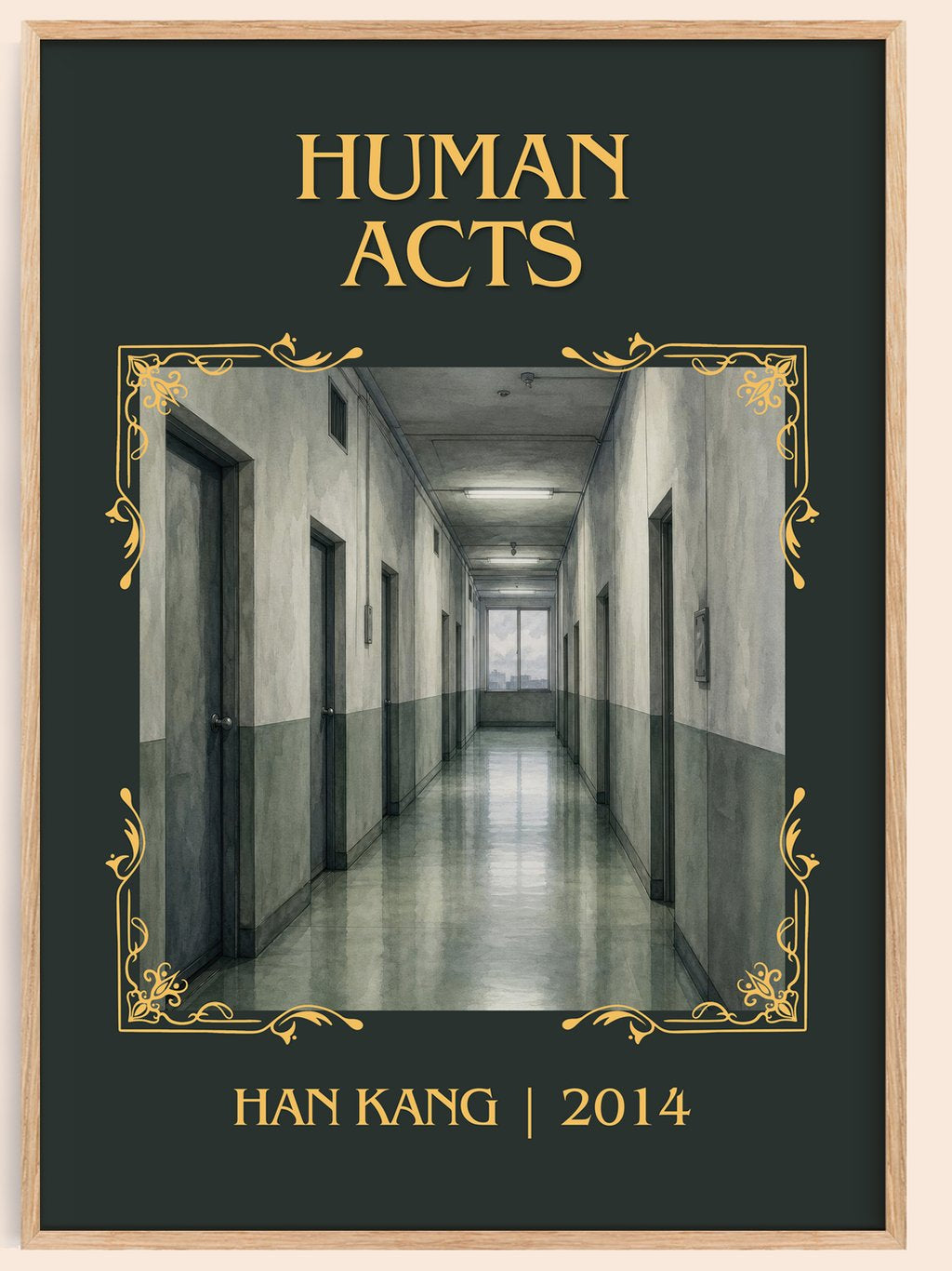 Human Acts Classic Book Art Print by Han Kang – book poster