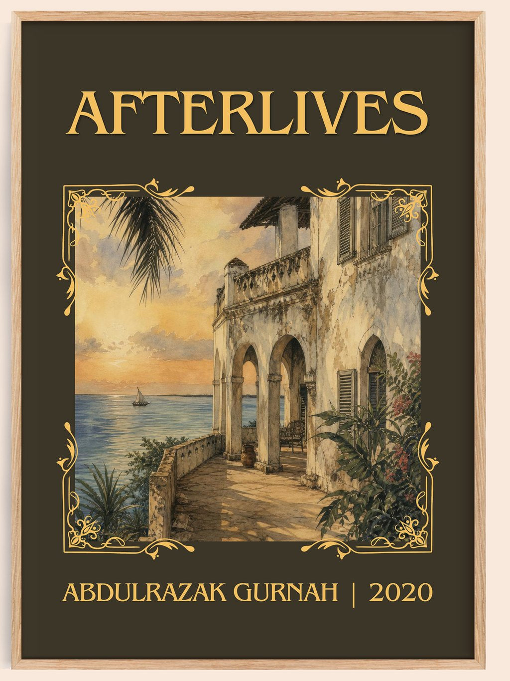 Afterlives Classic Book Art Print by Abdulrazak Gurnah – book poster