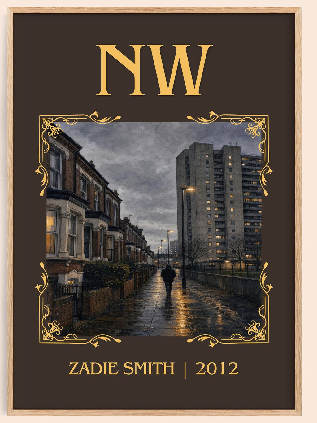 NW Classic Book Art Print by Zadie Smith – book poster