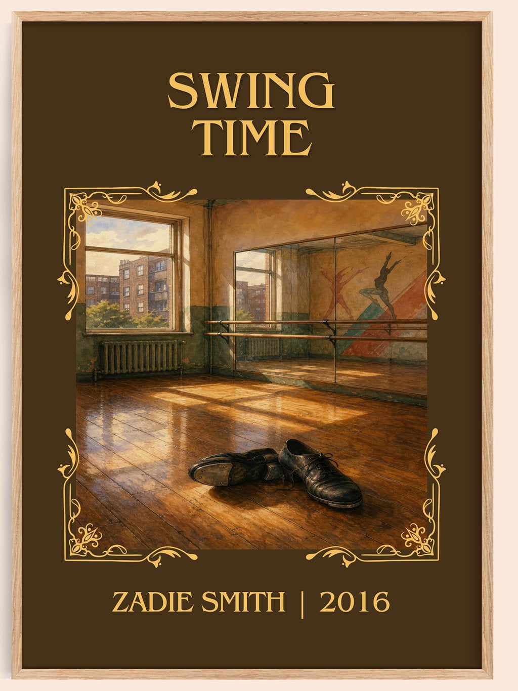 Swing Time Classic Book Art Print by Zadie Smith – book poster